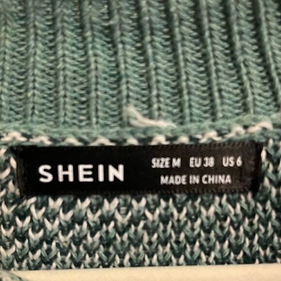 NWOT Color Block Drop Shoulder Sweater - Picture 8 of 9